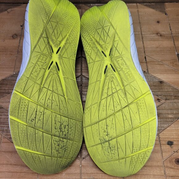 Hoka One One Men's 9.5 Carbon x 3 Billowing Sail Evening Primrose Running Shoes - Picture 8 of 12